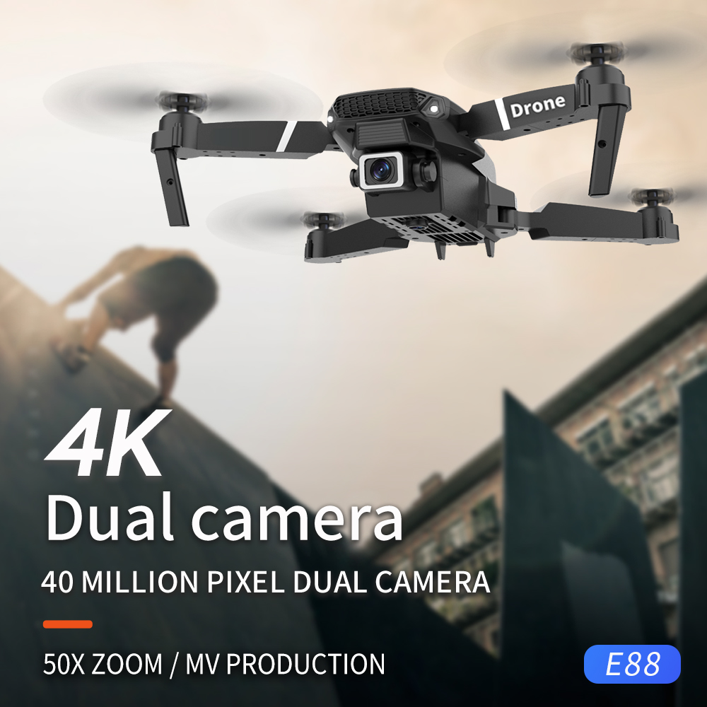 Portable E88 PRO Drone Foldabl - Eachine Drone E58 review and price