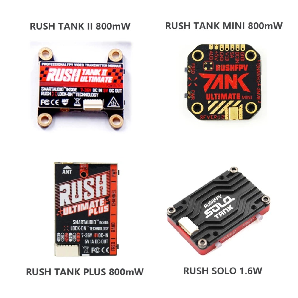 RUSH TANK Ultimate II/Mini/PLU - Fpv Drone Vtx review and price